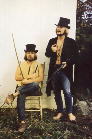 Allen Littlefield and friend in 70's garb
